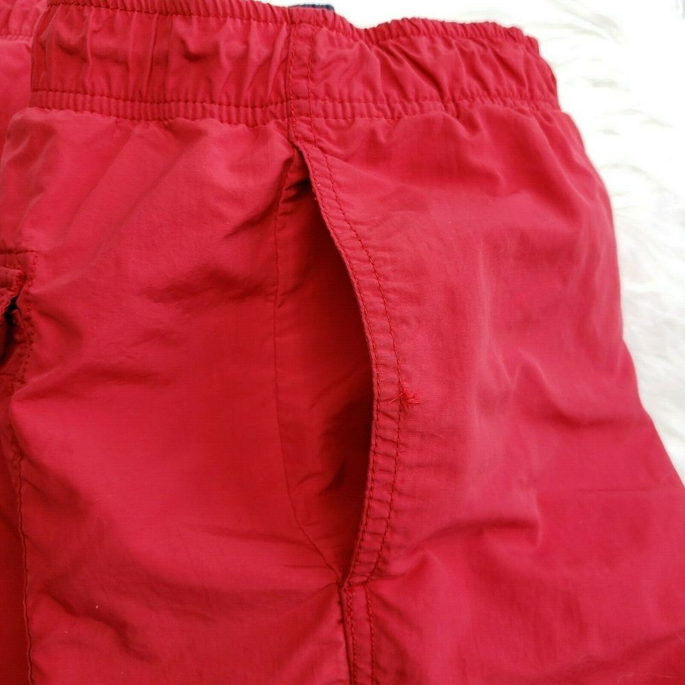 VTG NAUTICA Swim Trunks Shorts Red White Blue XXL - Picture 6 of 8